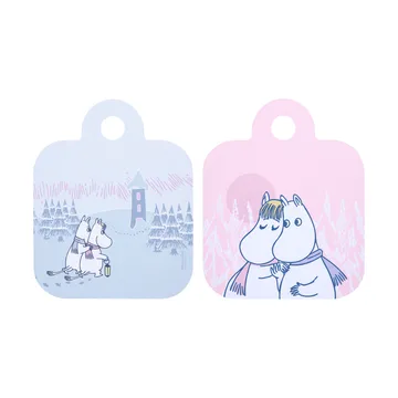 Frosty Day Mumin Chop & Serve vassoio - 20x25 cm - Muurla