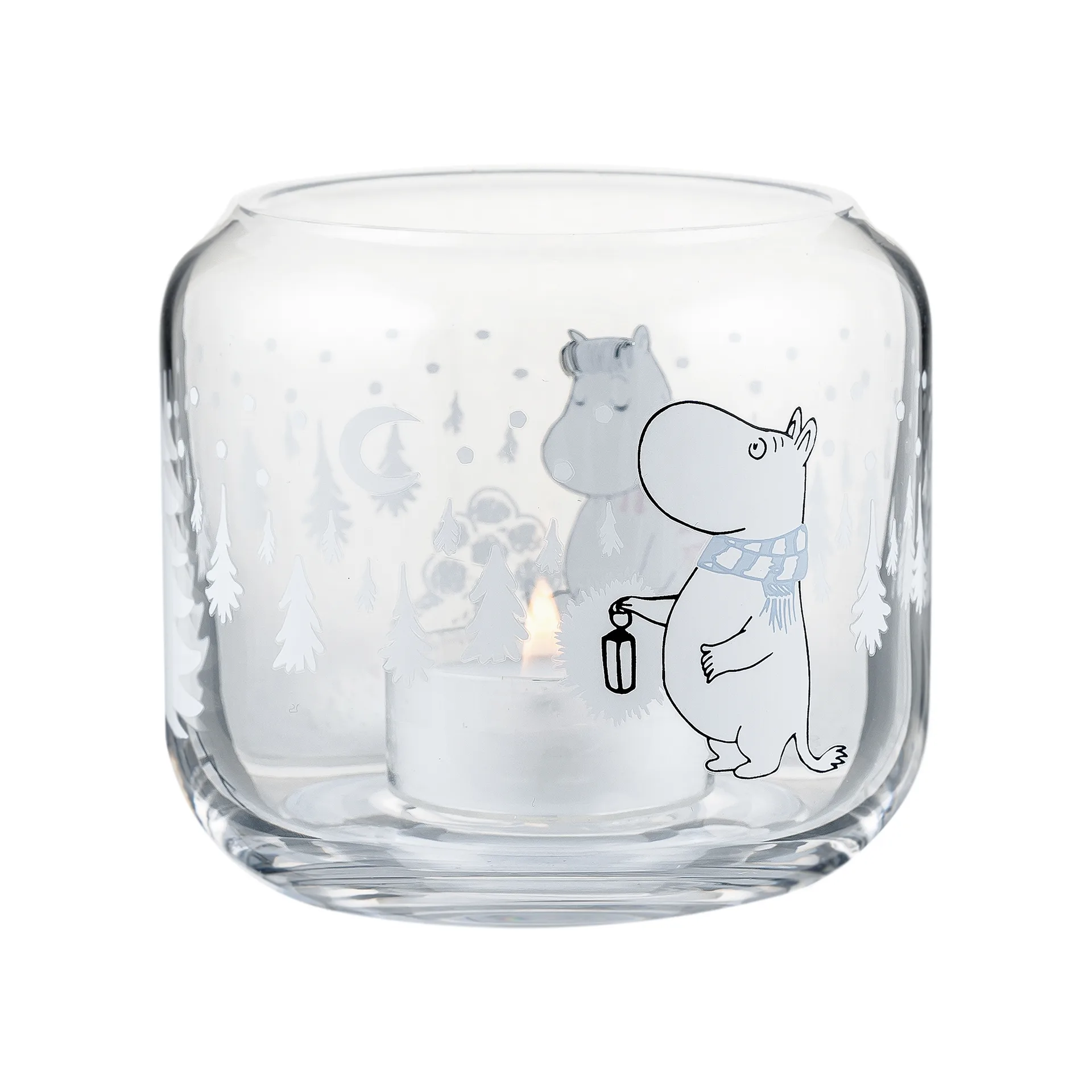 Lanterna Snowfall Ø9 cm, Trasparente Muurla