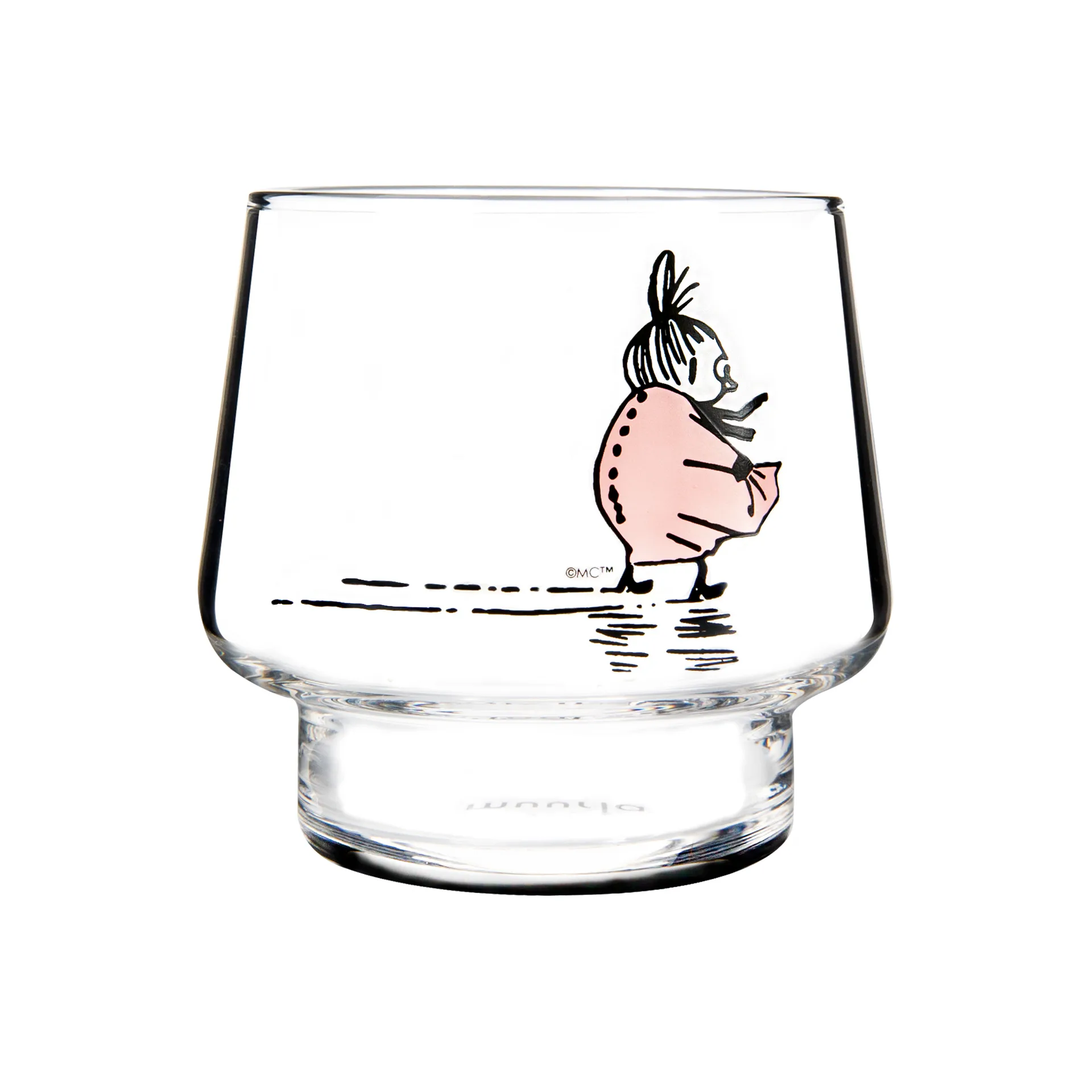 Lanterna The strong-willed , trasparente-rosa Muurla