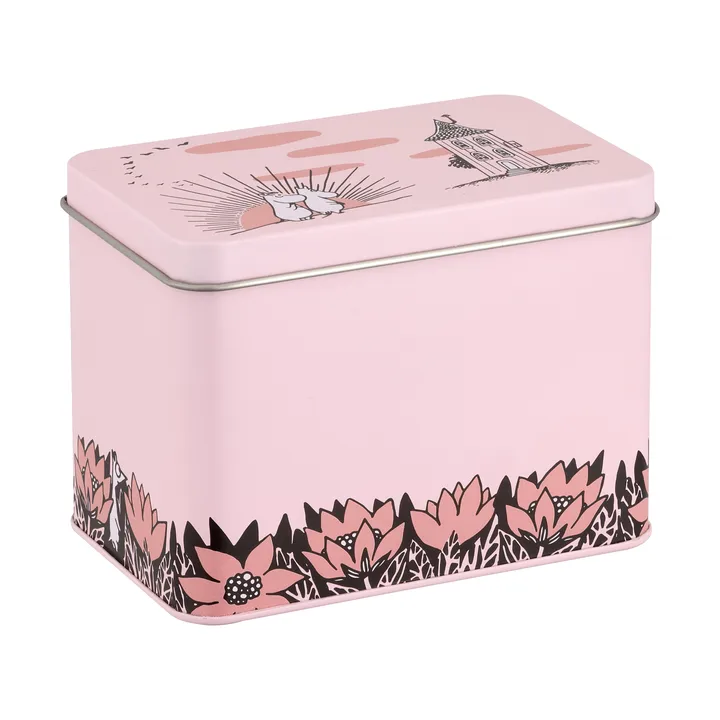 Mumin Friendship barattolo in latta - Friendship, 12x8x9 cm - Muurla