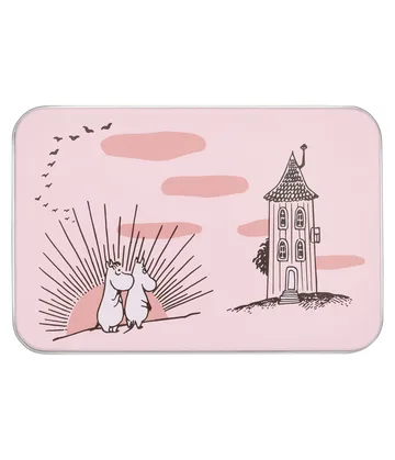 Mumin Friendship barattolo in latta - Friendship, 12x8x9 cm - Muurla