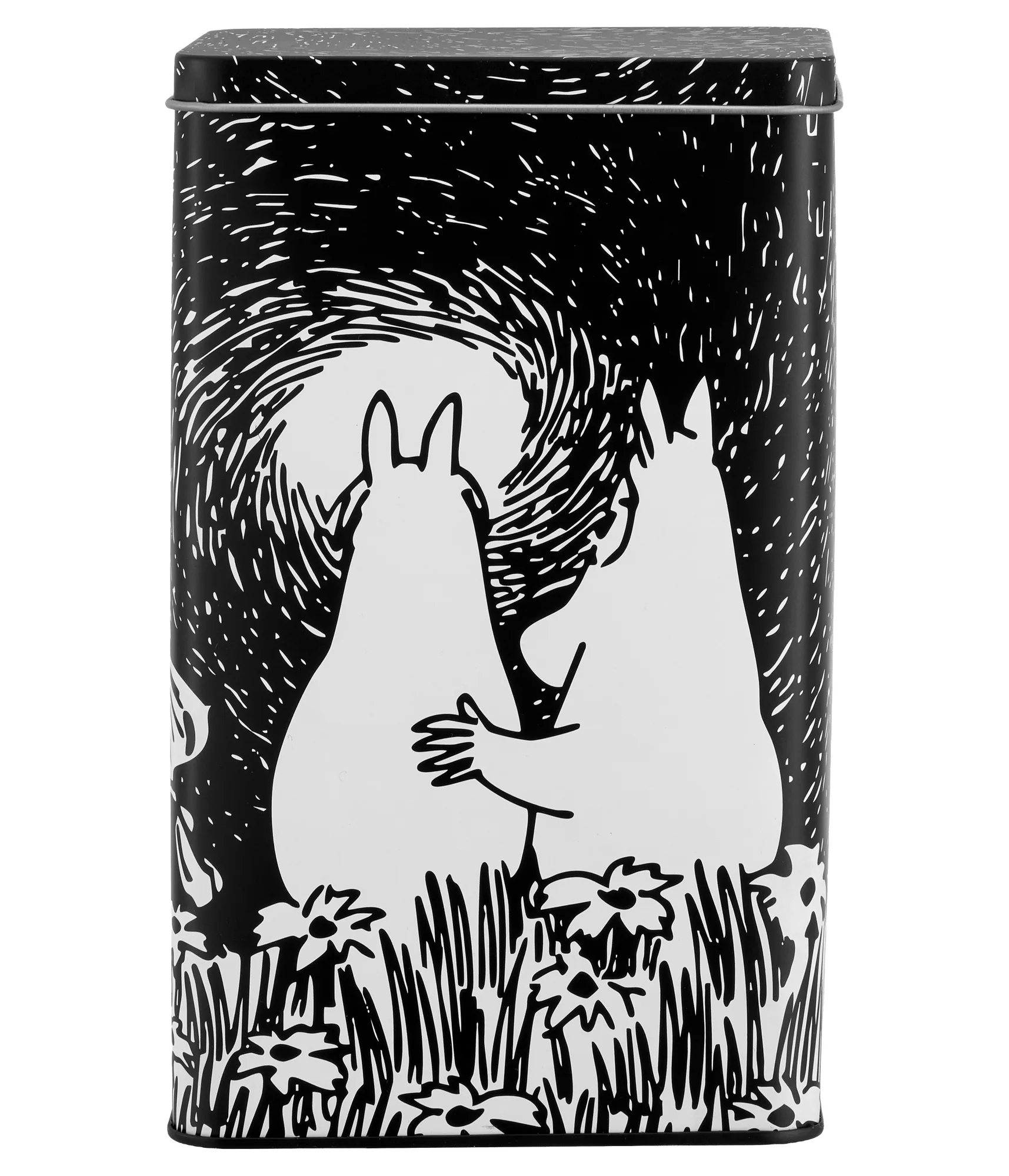 Mumin Friendship barattolo per caffè in latta, Friendship, 12x8x20 cm Muurla