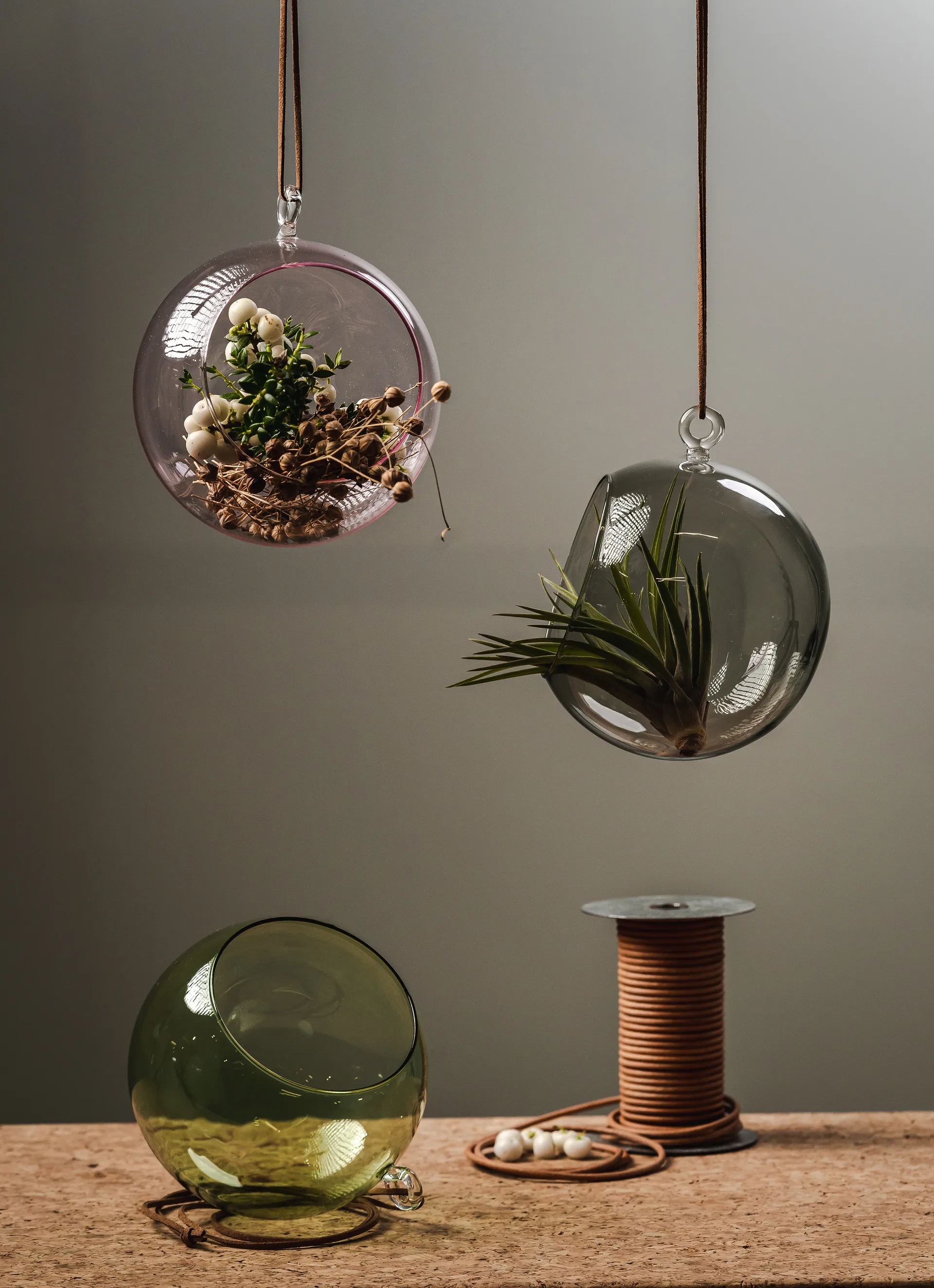 Palla a sospensione decorativa Muurla Ø 12 cm, Rosa Muurla