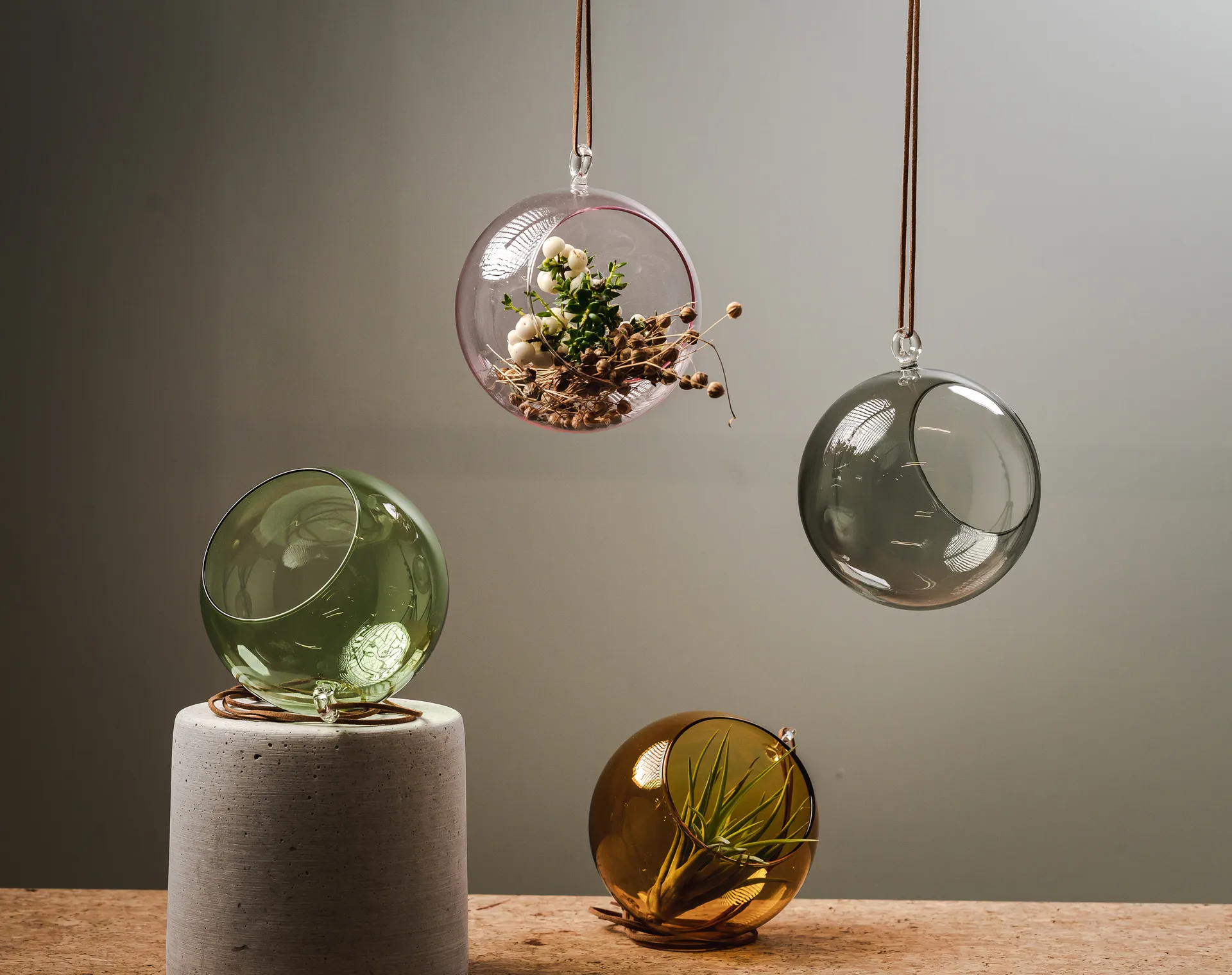 Palla a sospensione decorativa Muurla Ø 12 cm, Verde Muurla