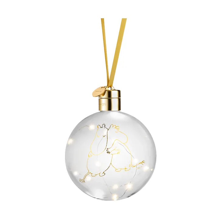 Palla di Natale Mumin 80 con LED Ø11 cm - Trasparente - Muurla