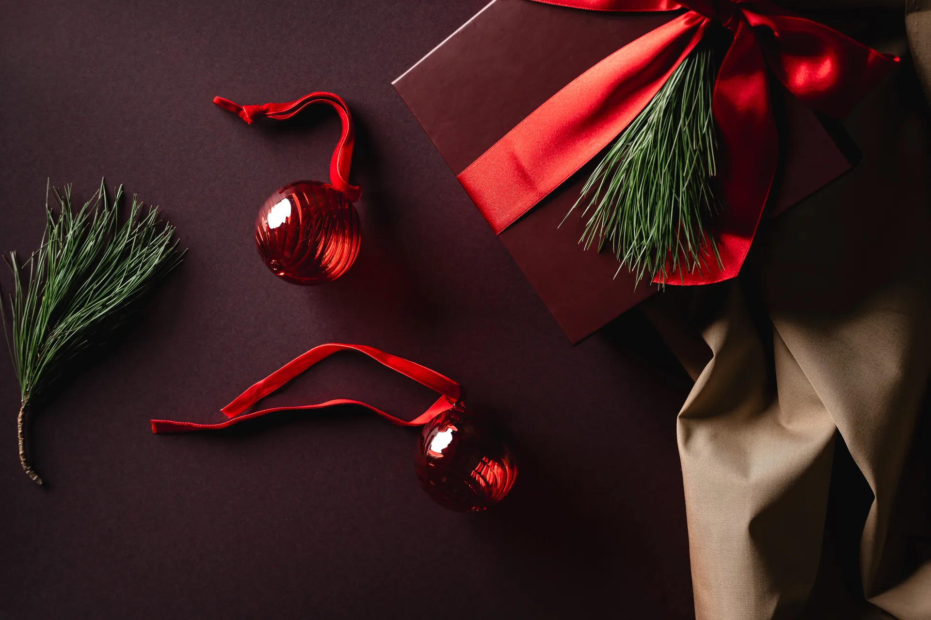 Palla di Natale Muurla Ø6 cm, Rosso Muurla