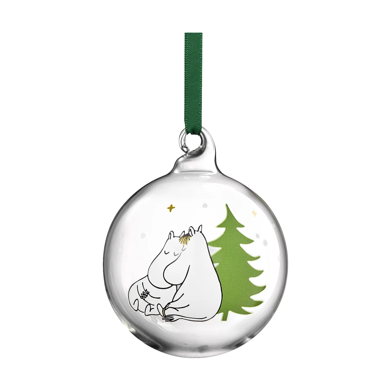 Pallina albero di natale Moomin Ø7 cm, Abete Muurla