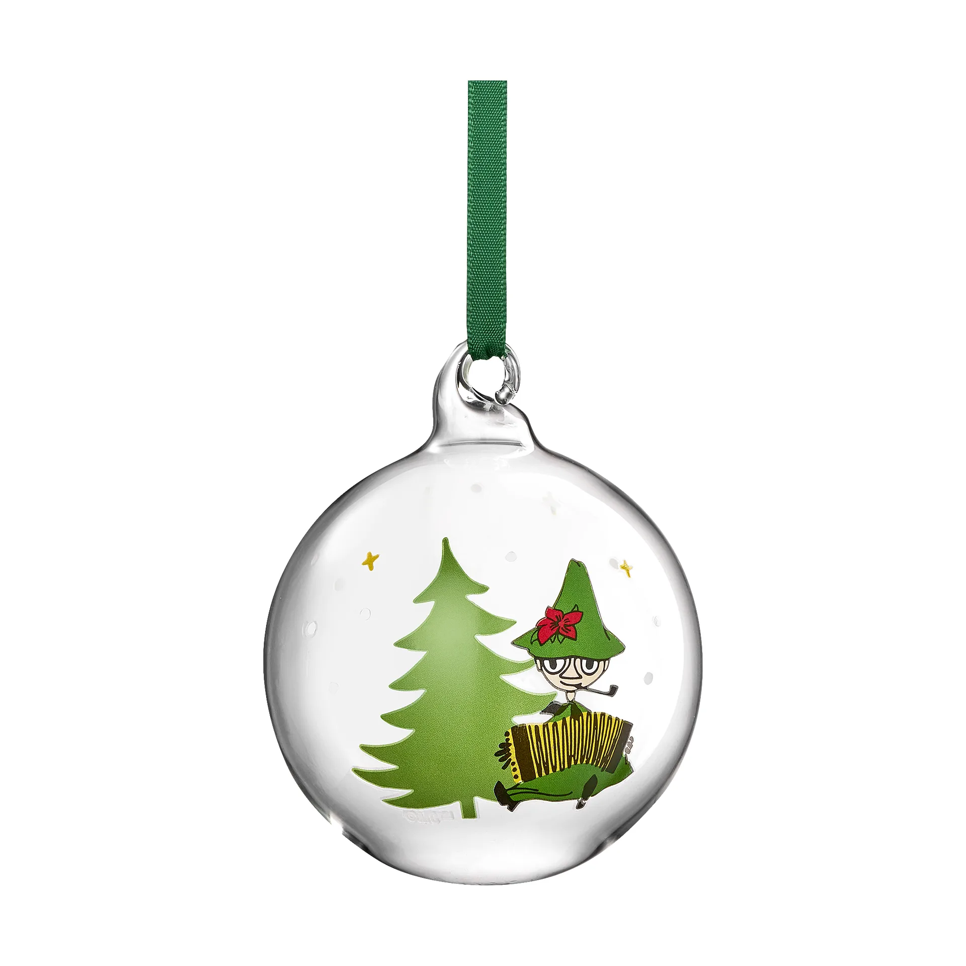 Pallina albero di natale Moomin Ø7 cm, Abete Muurla