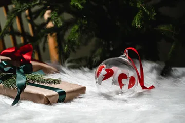 Pallina albero di natale Moomin Ø9 cm - Heart - Muurla