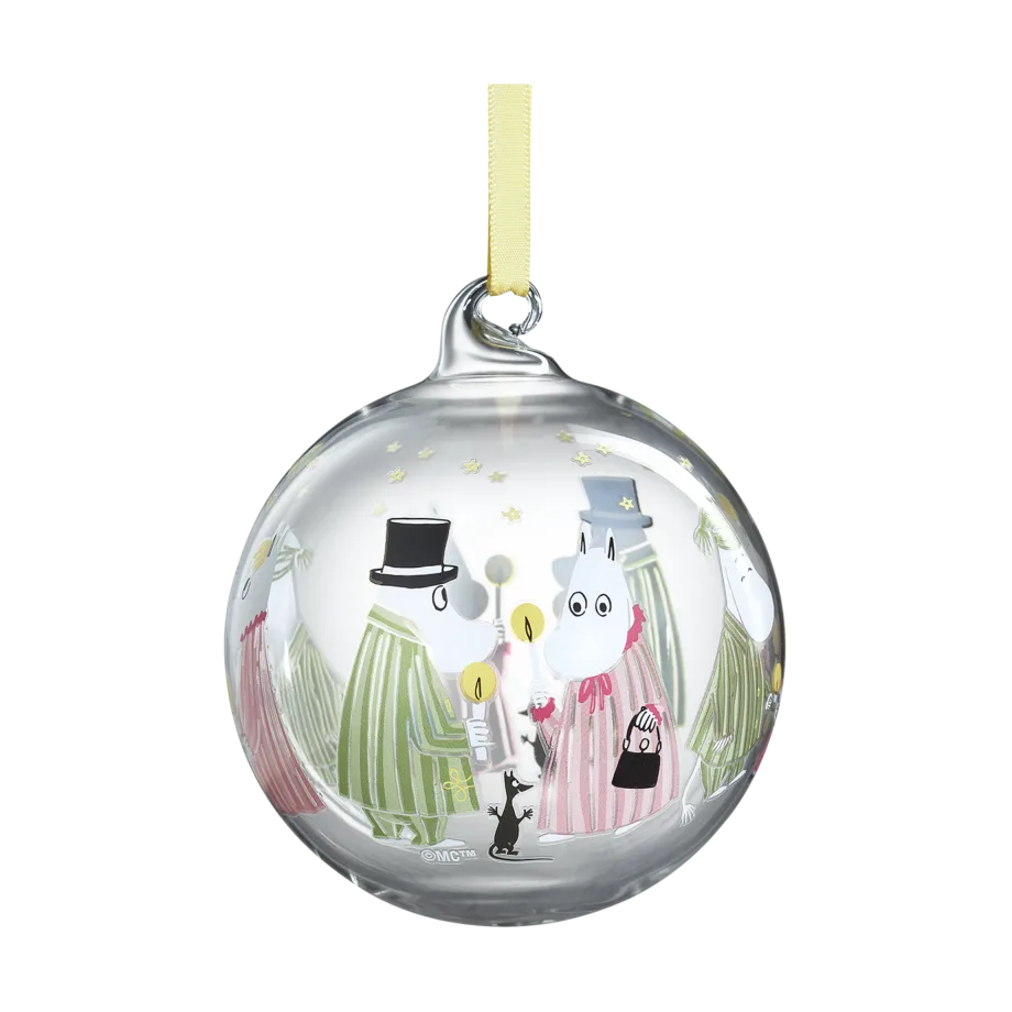 Pallina albero di natale Moomin Ø9 cm, Pyjamas Muurla