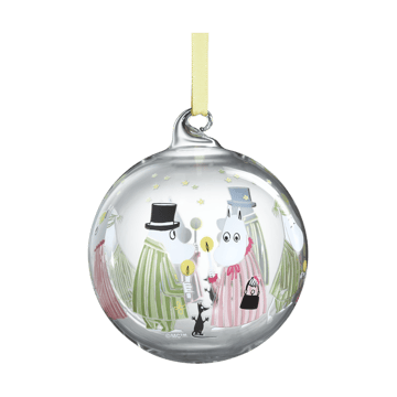Pallina albero di natale Moomin Ø9 cm - Pyjamas - Muurla