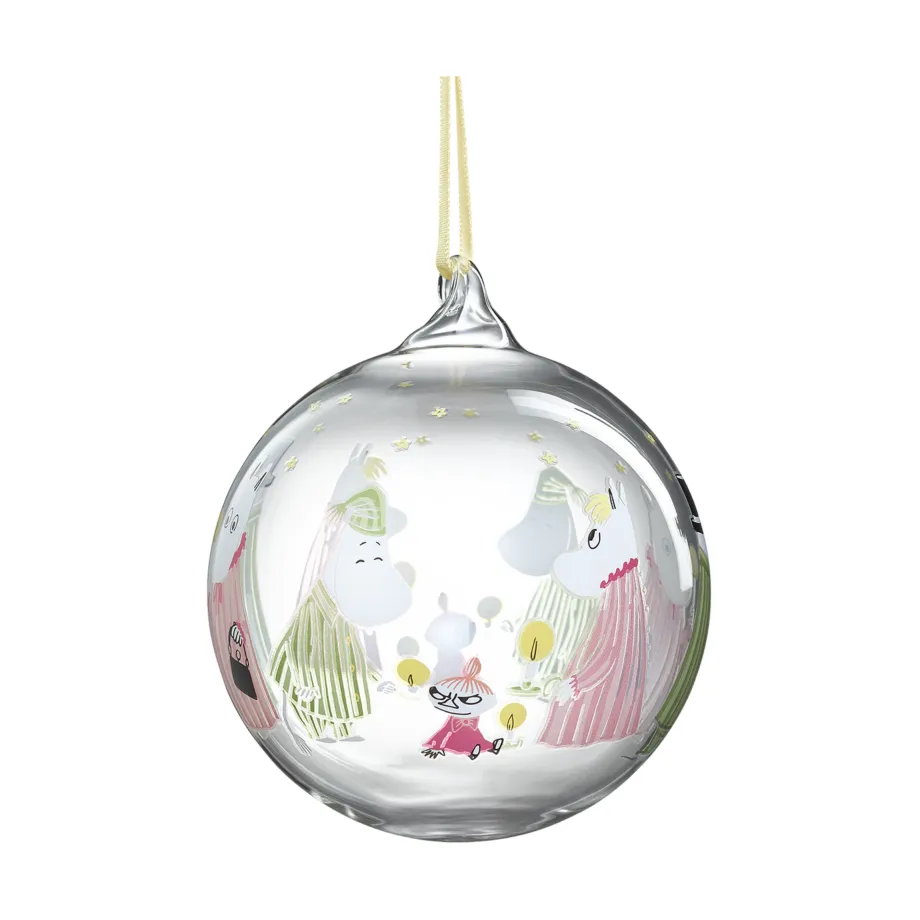Pallina albero di natale Moomin Ø9 cm, Pyjamas Muurla