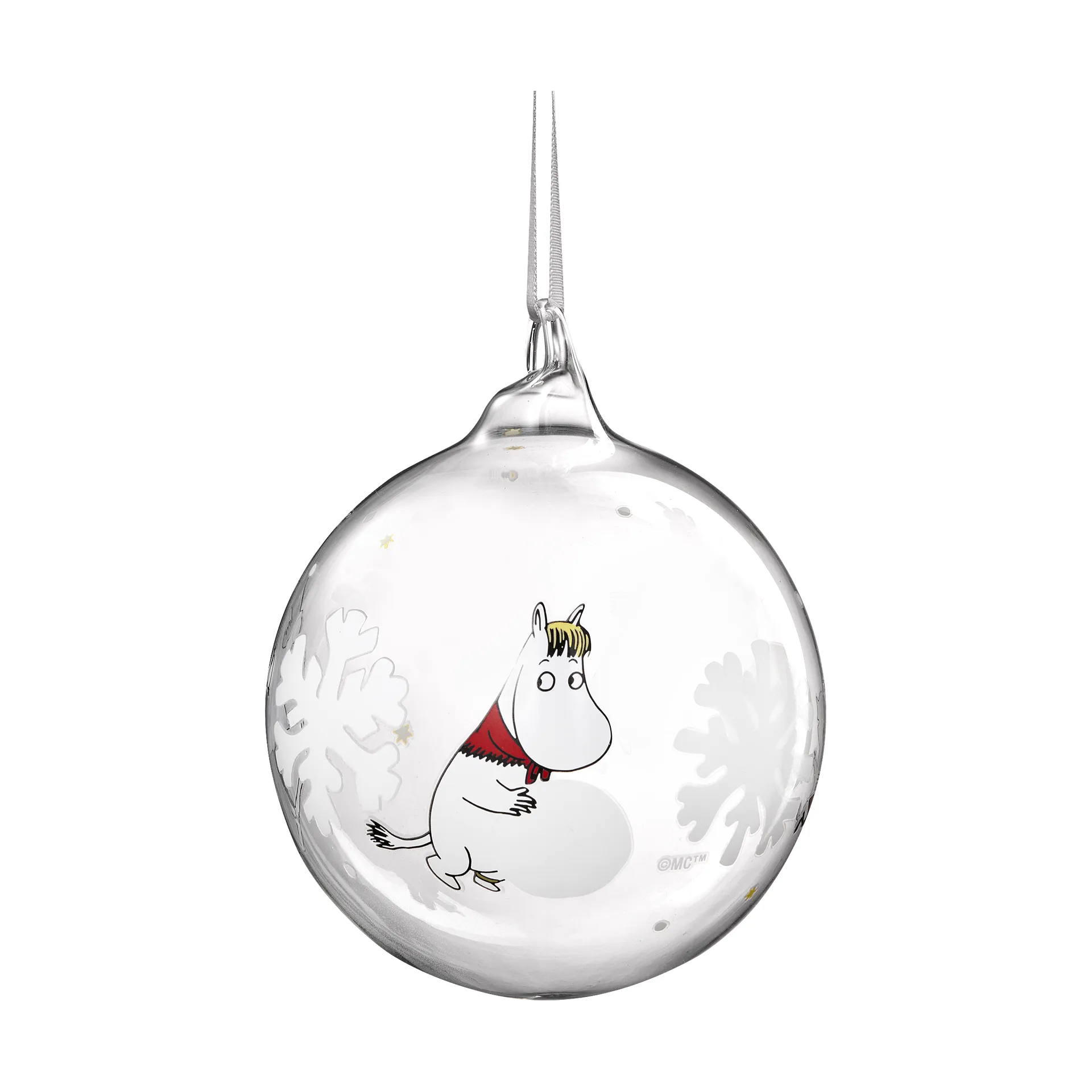 Pallina albero di natale Moomin Ø9 cm, Snowflake Muurla
