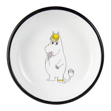 Piatto smaltato Moomin Retro 18 cm - Snorkmaiden - Muurla