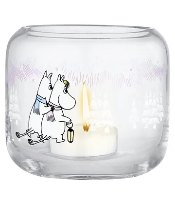 Portacandela Mumin Ø9x8 cm - Frosty Day - Muurla
