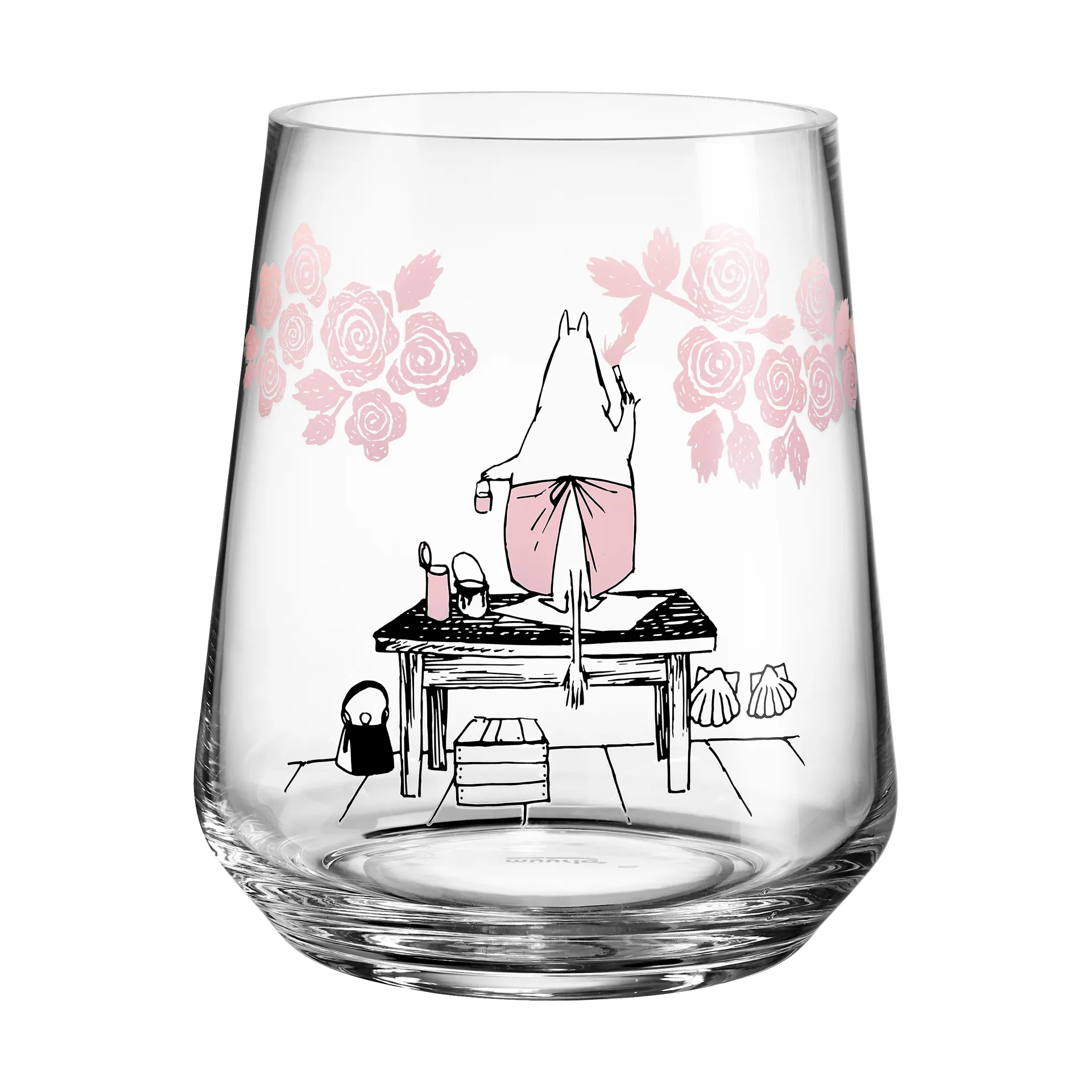 Portacandela/vaso Moomin originals 17,5 cm, Rose Muurla