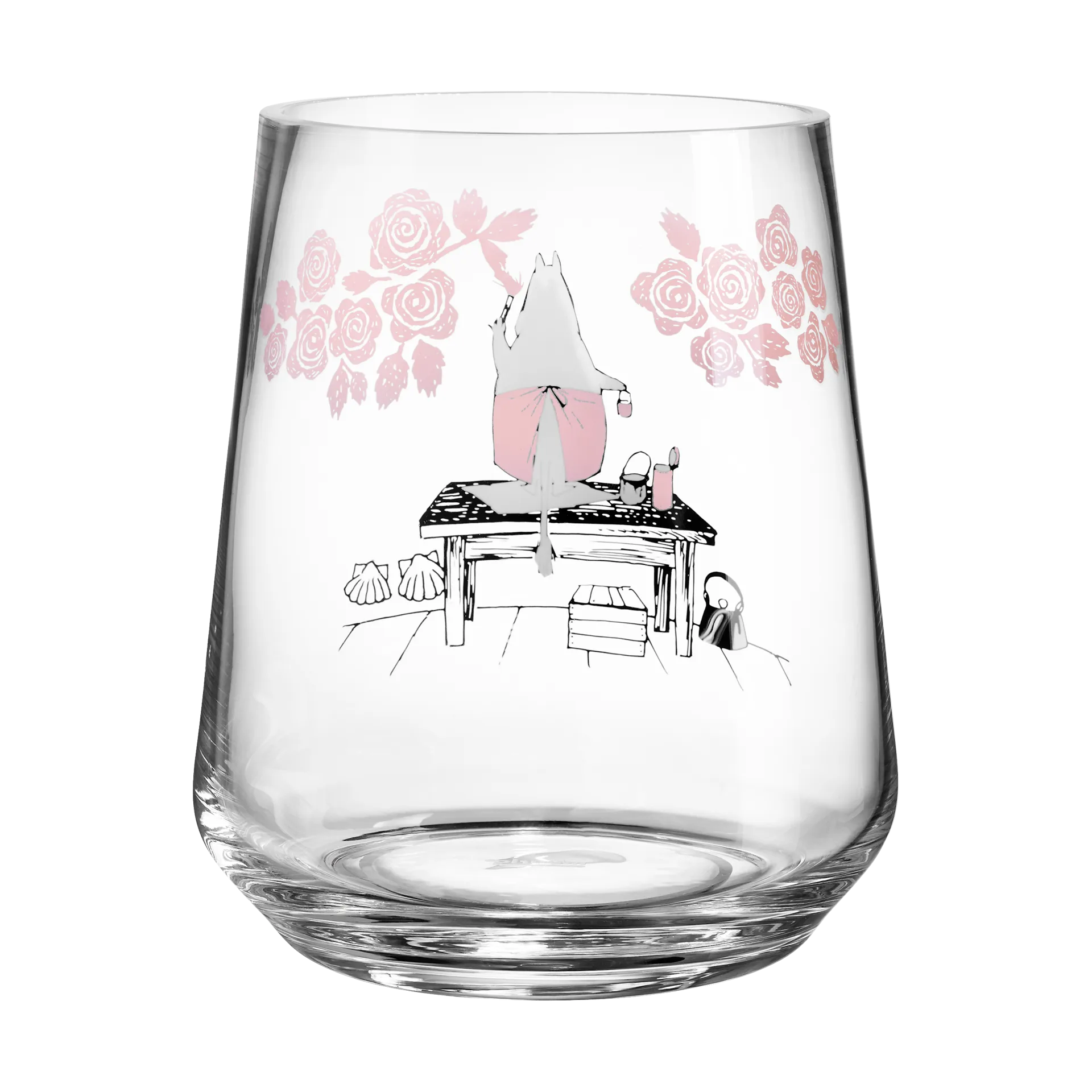 Portacandela/vaso Moomin originals 17,5 cm, Rose Muurla