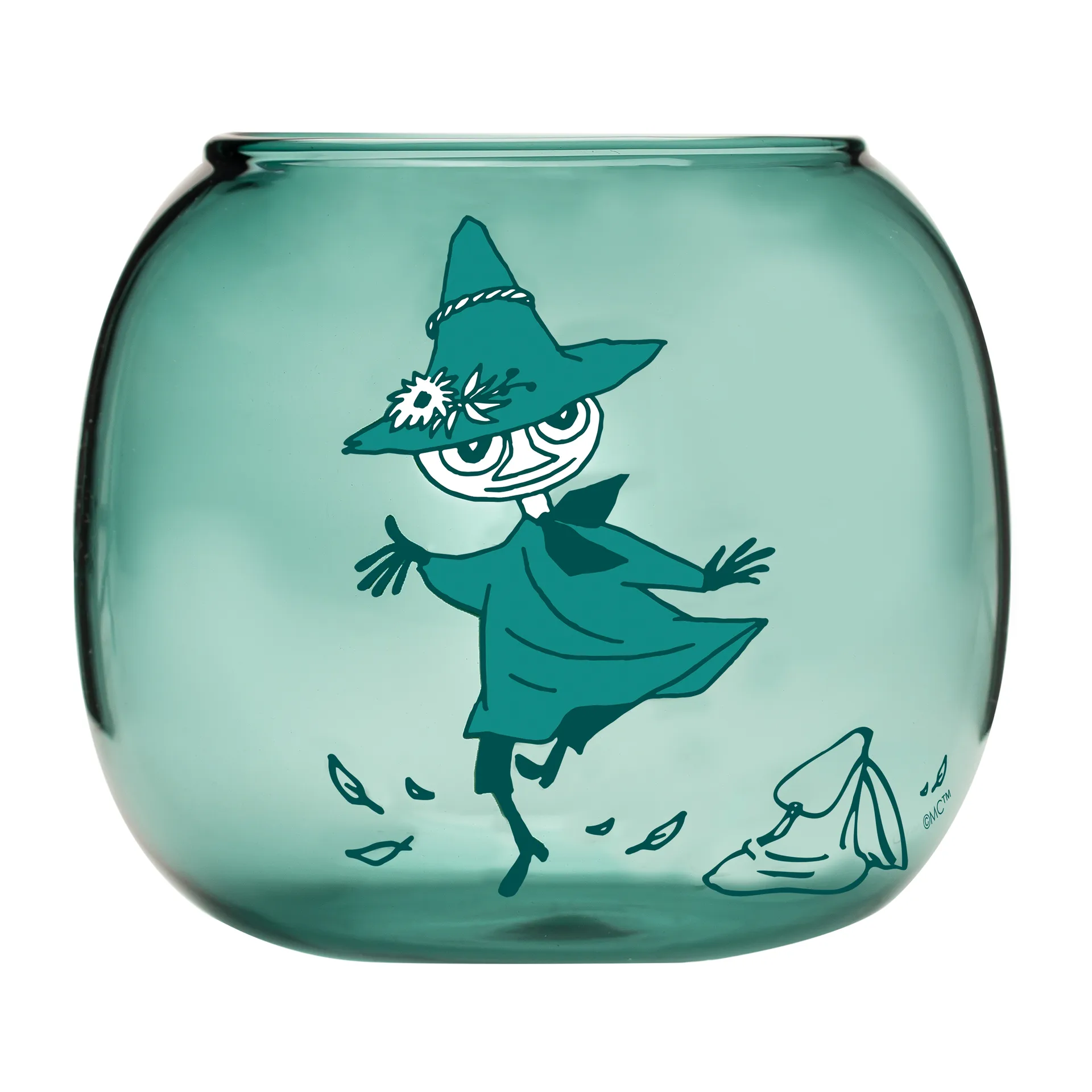 Portacandele Tabacco, 9,5 cm, Verde Muurla