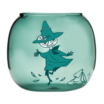 Portacandele Tabacco, 9,5 cm - Verde - Muurla
