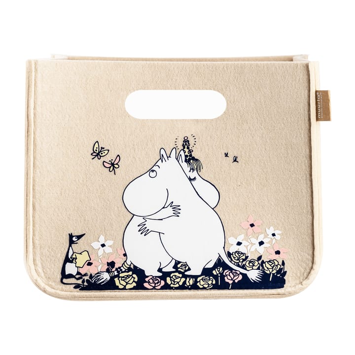 Scatola portaoggetti Moomin Hug 26x26 cm - Beige - Muurla