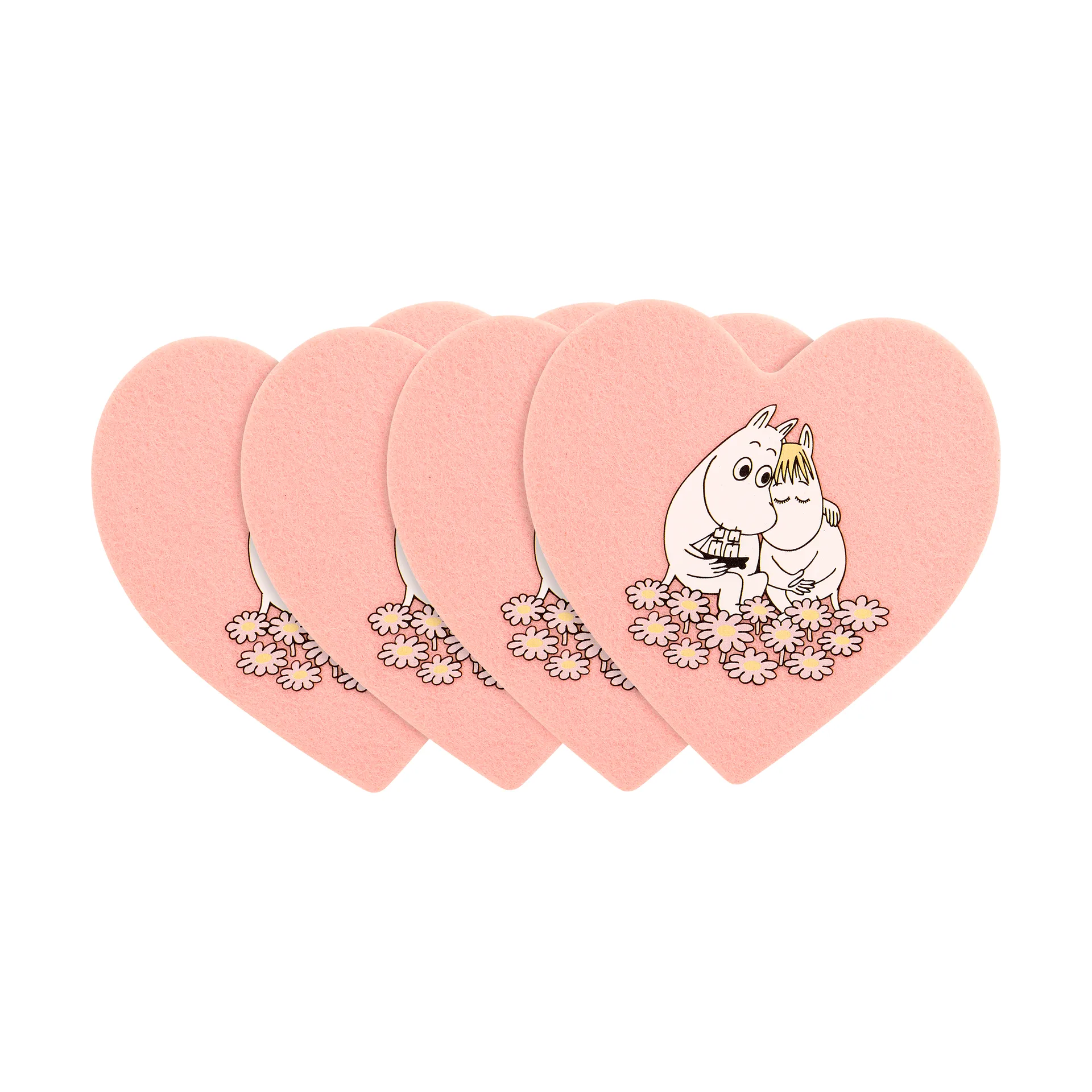 Sottobicchiere Mumin 4-pack, Insieme Muurla