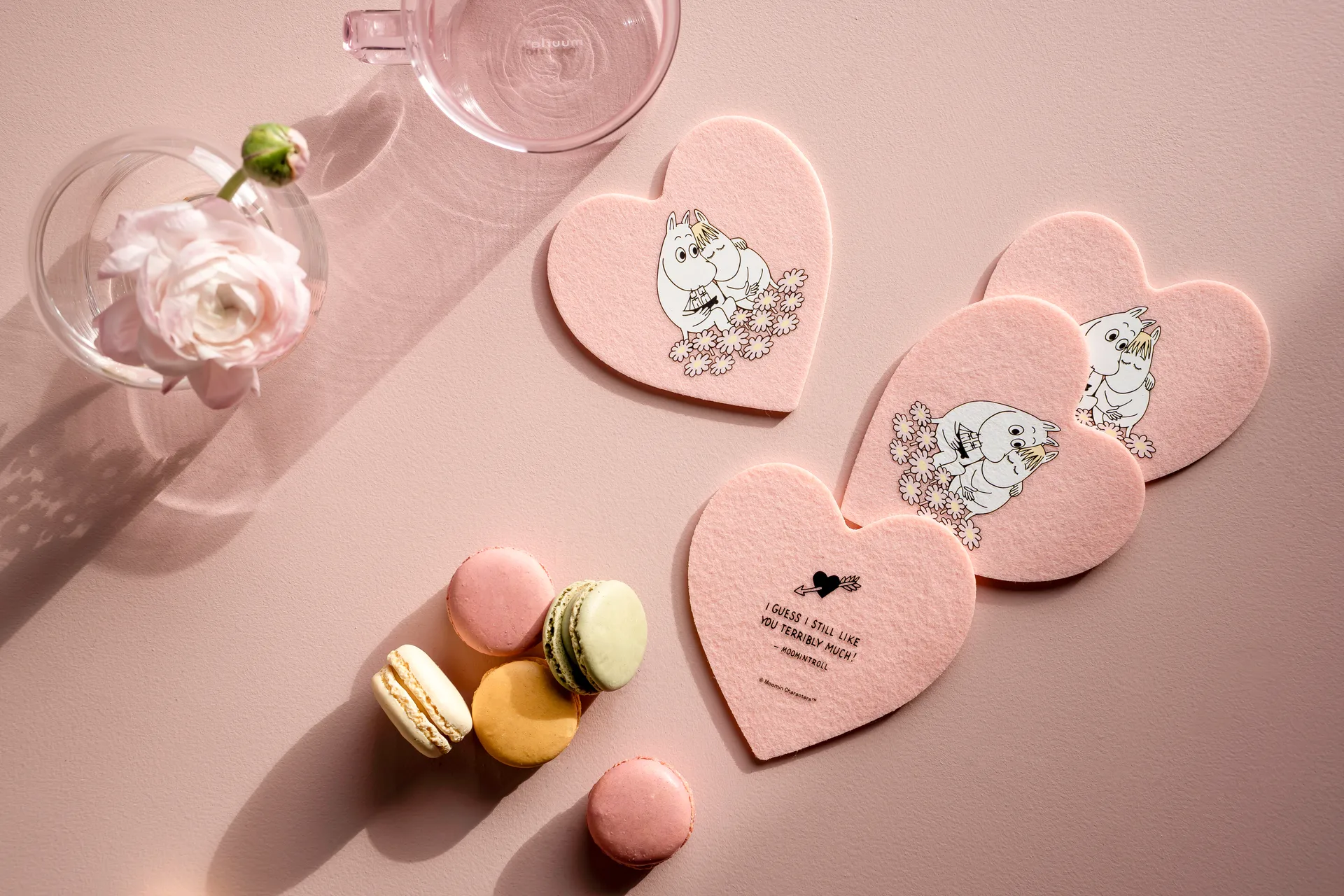 Sottobicchiere Mumin 4-pack, Insieme Muurla