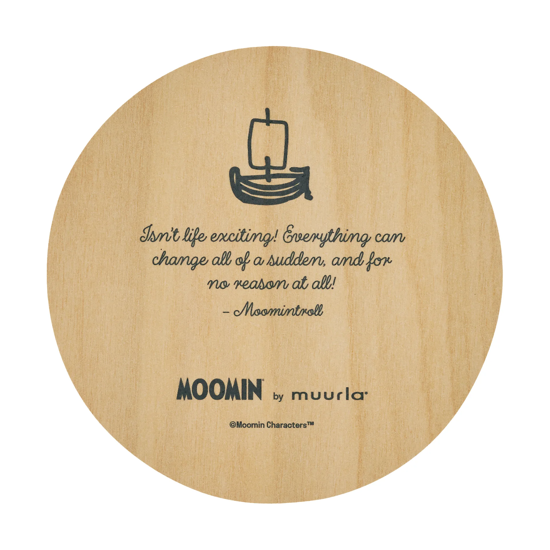 Sottobicchieri Moomin Ø10 cm, Momintroll Muurla