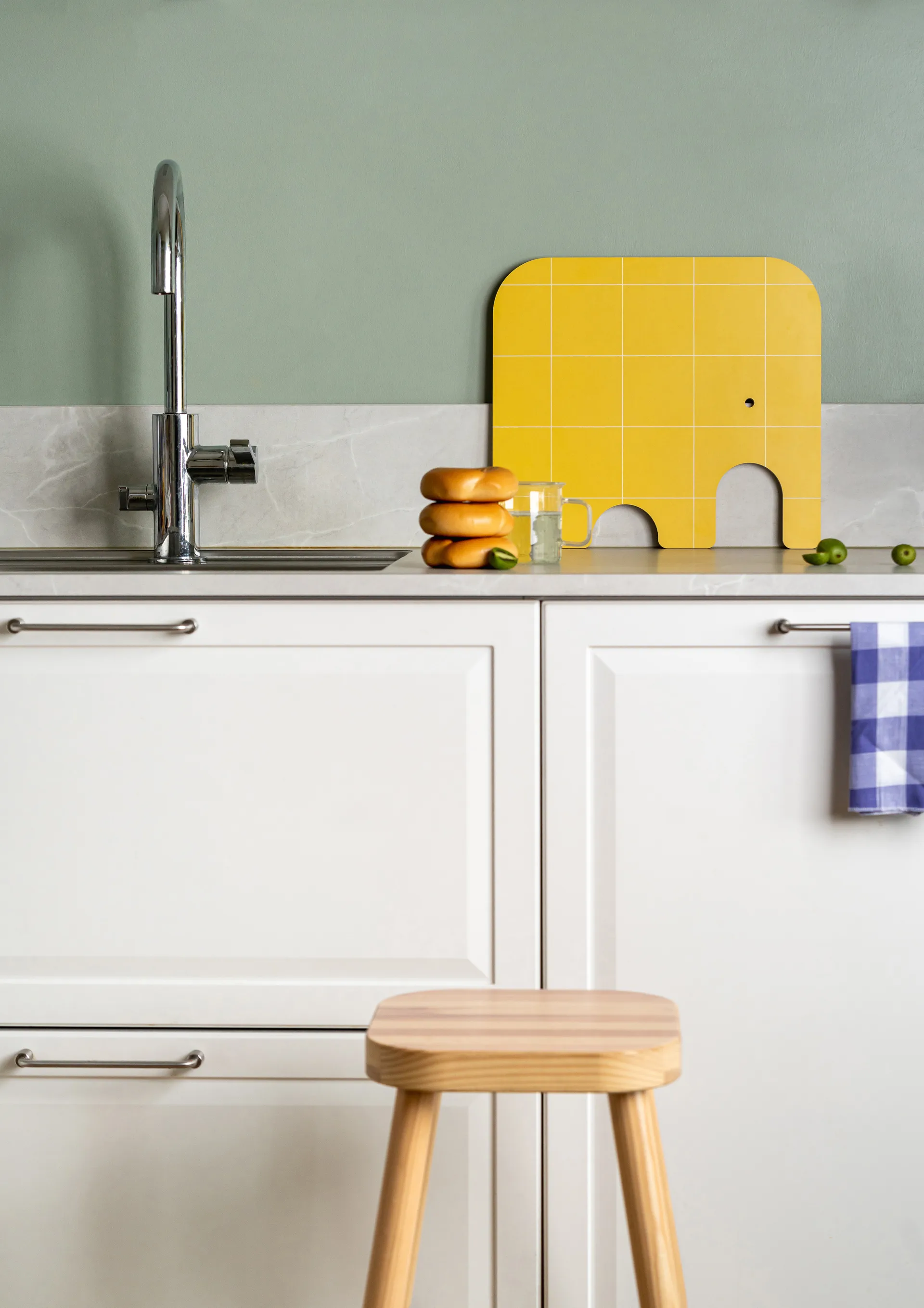 Tagliere Elephant Chop & Serve L, Giallo Muurla