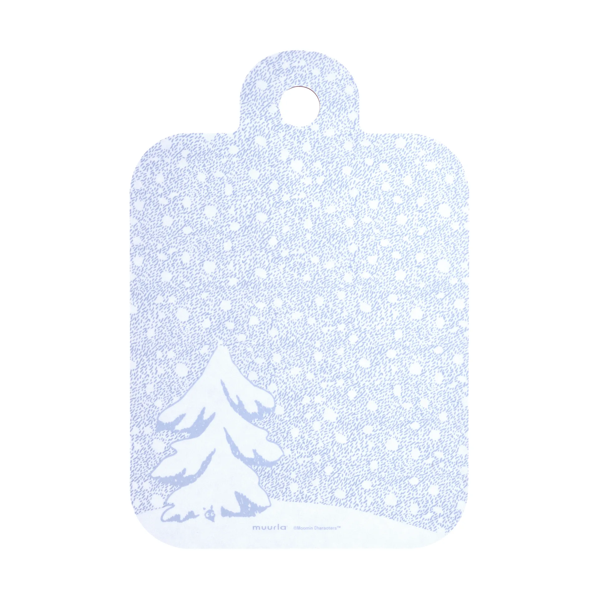 Tagliere Mumin 21x31 cm, Let it snow Muurla