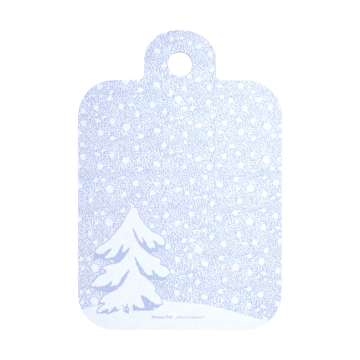 Tagliere Mumin 21x31 cm - Let it snow - Muurla