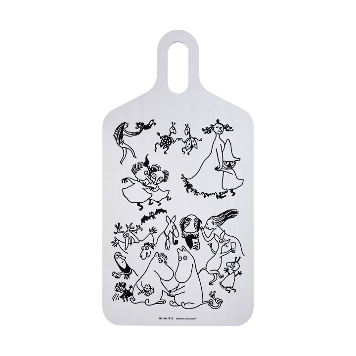 Tagliere Mumin 80 23x44 cm - Bianco - Muurla