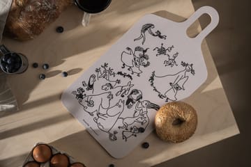 Tagliere Mumin 80 23x44 cm - Bianco - Muurla