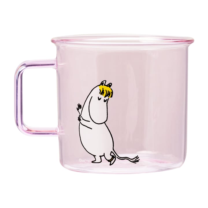 Tazza di vetro Snorkmaiden 35 cl - Rosa - Muurla