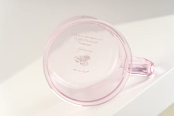 Tazza di vetro Snorkmaiden 35 cl - Rosa - Muurla