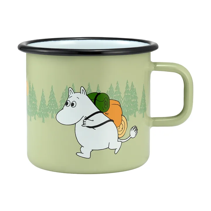 Tazza in metallo smaltato Mumin 55 cl - Campers - Muurla