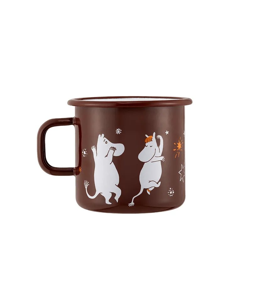 Tazza in metallo smaltato Mumin 55 cl, Comet Muurla