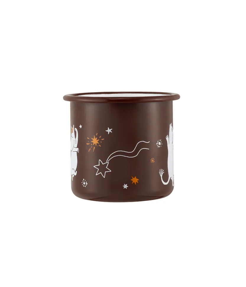 Tazza in metallo smaltato Mumin 55 cl, Comet Muurla