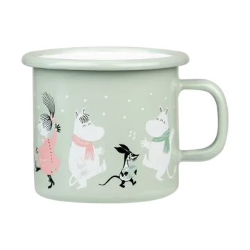 Tazza in smalto Moomin 25 cl - Festive spirits - Muurla