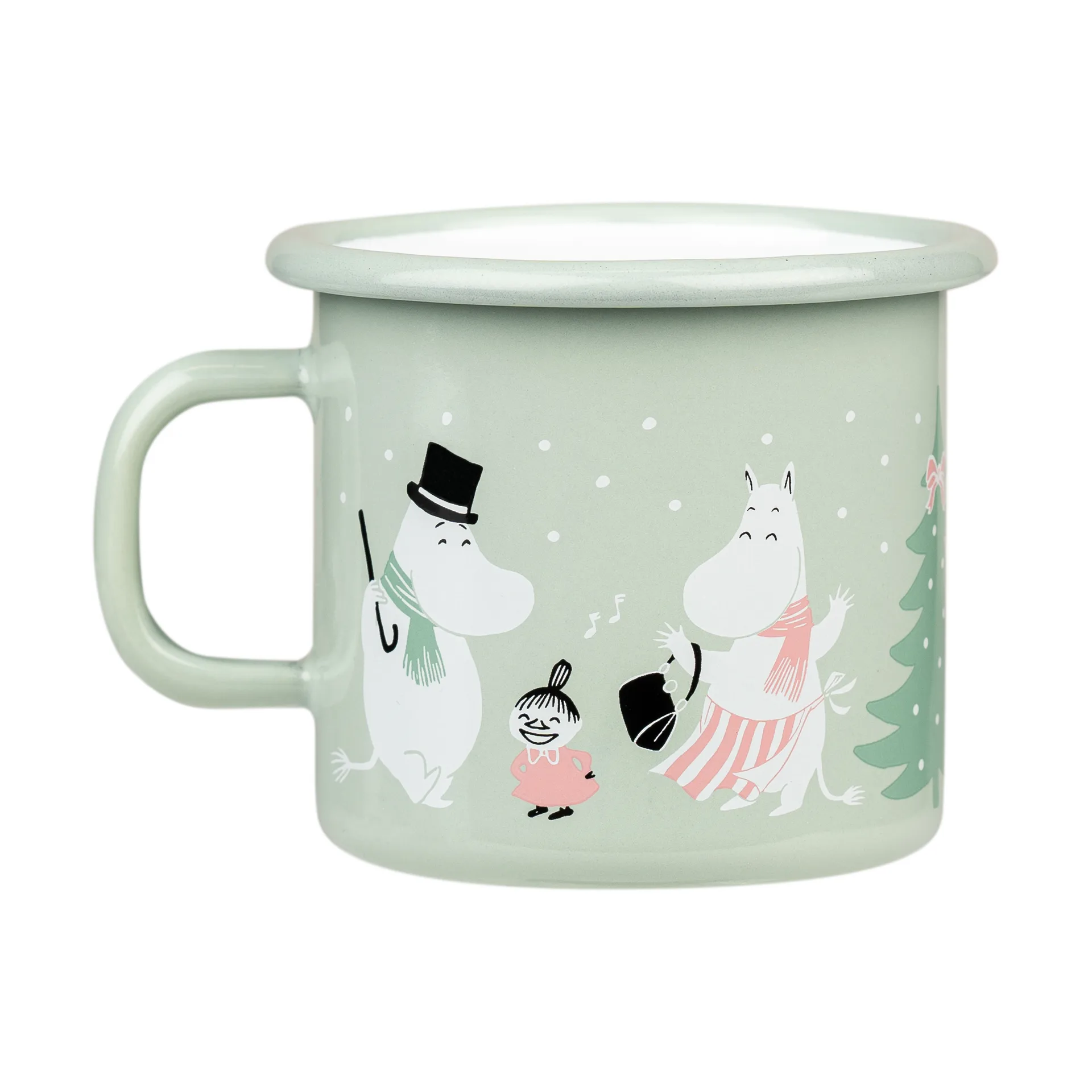 Tazza in smalto Moomin 25 cl, Festive spirits Muurla