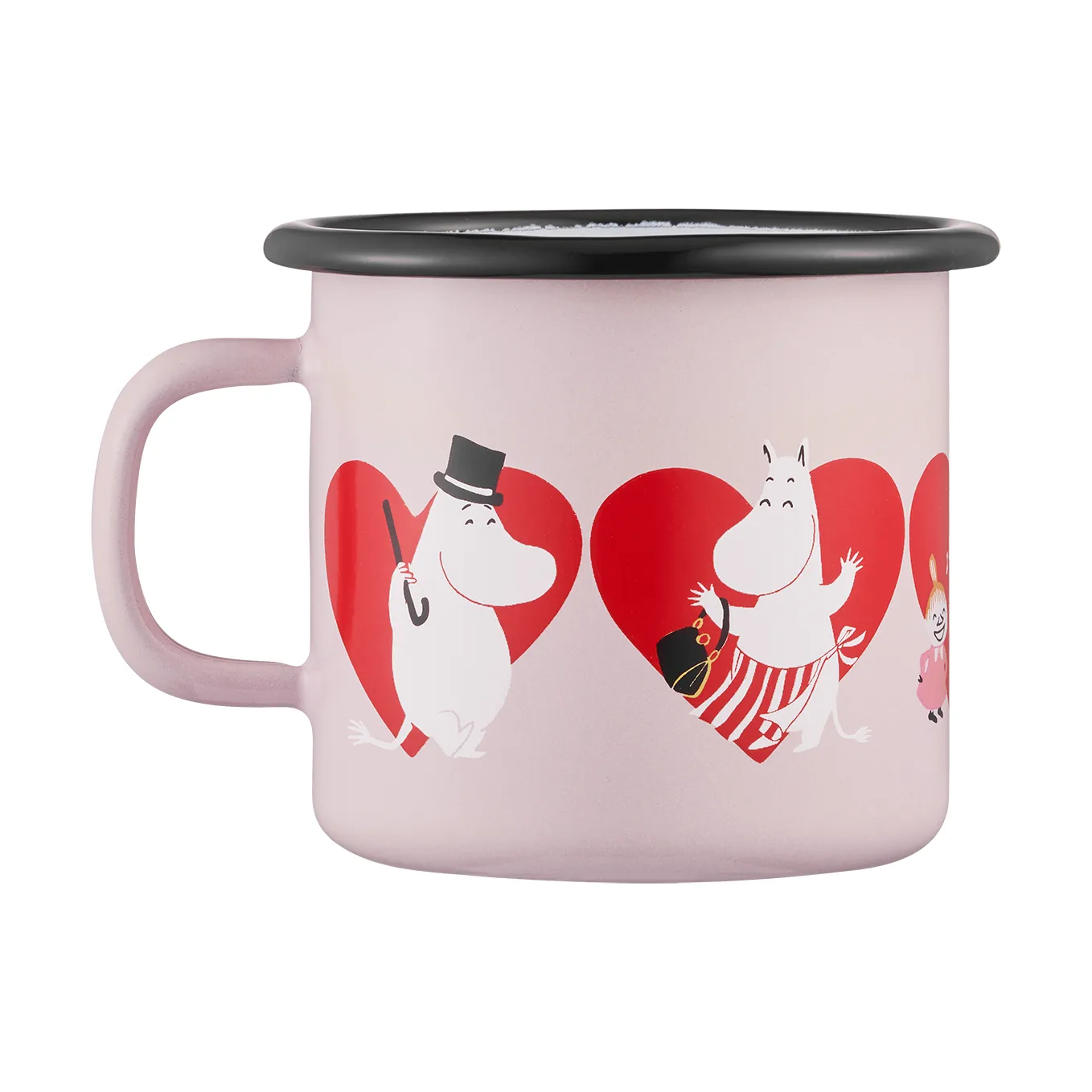 Tazza in smalto Moomin 25 cl, Heart Muurla