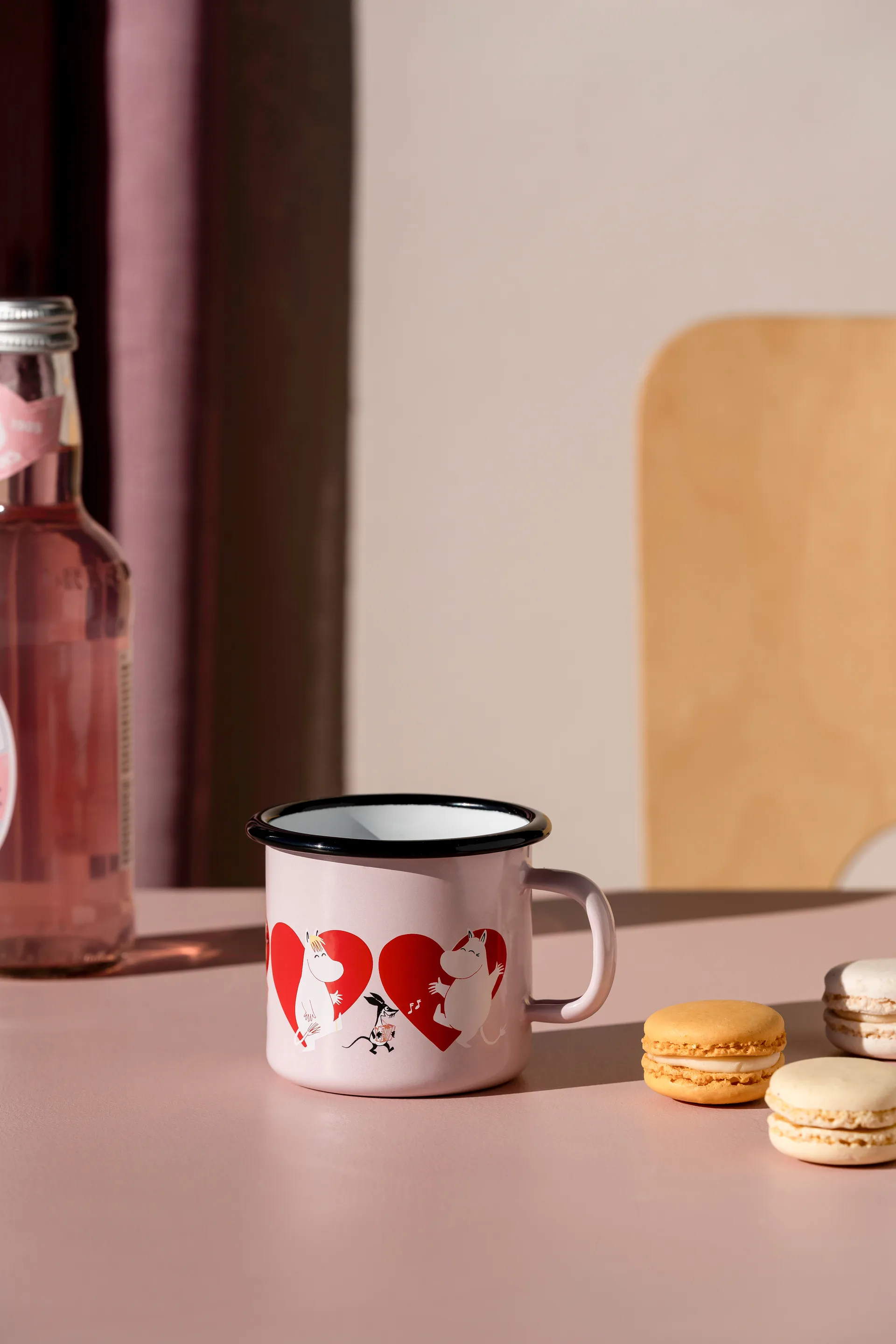 Tazza in smalto Moomin 25 cl, Heart Muurla