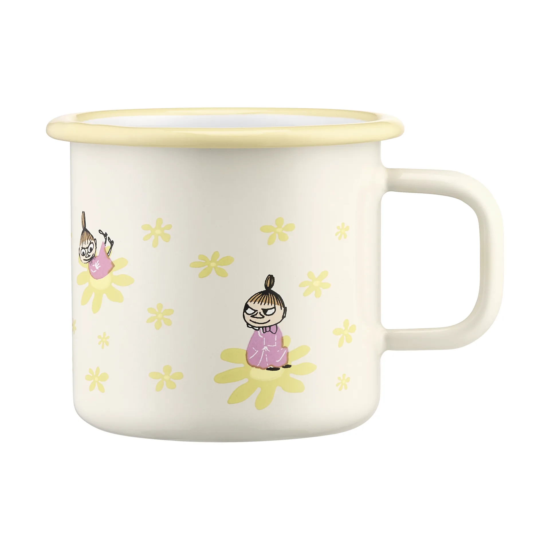 Tazza in smalto Moomin 37 cl, Fiori Muurla