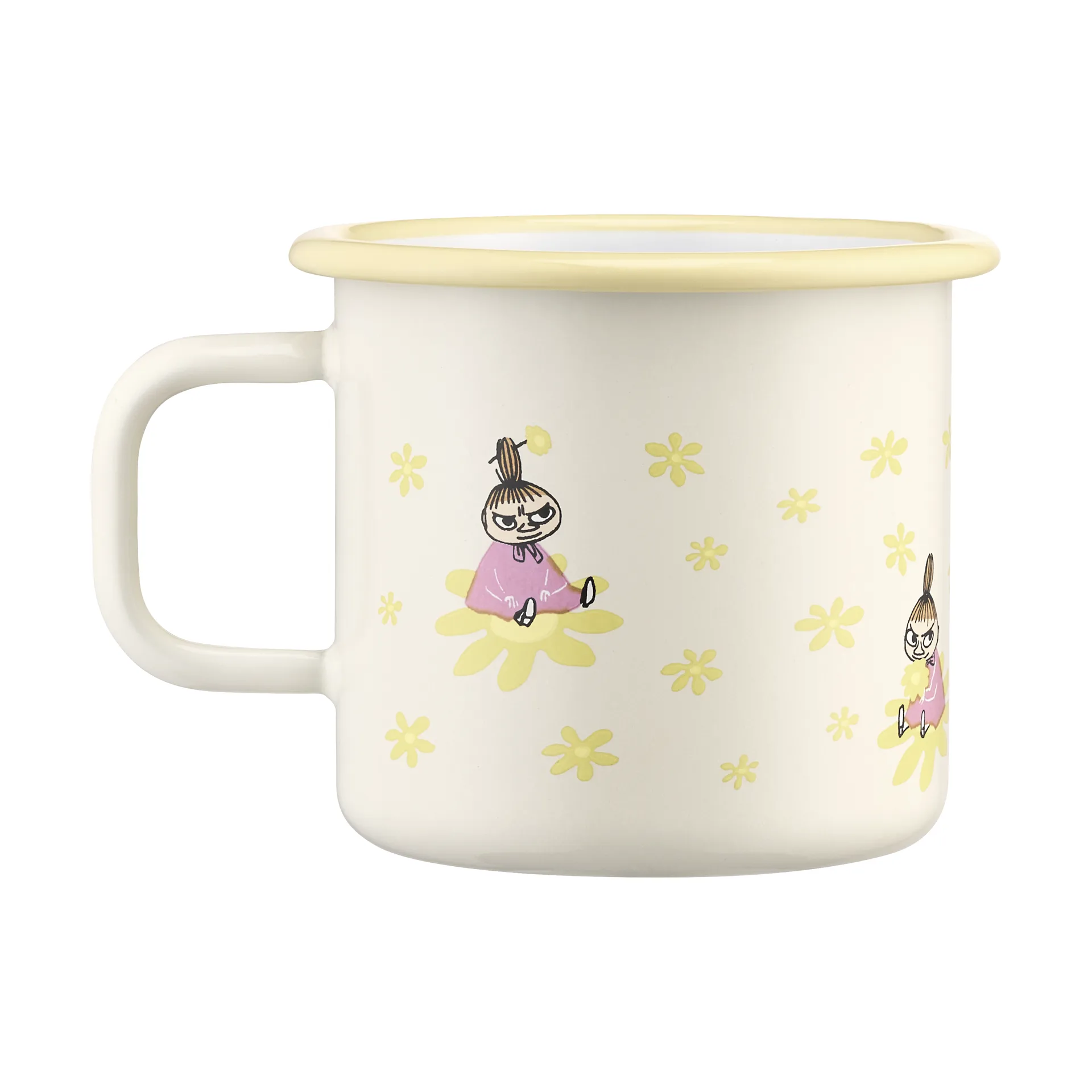 Tazza in smalto Moomin 37 cl, Fiori Muurla