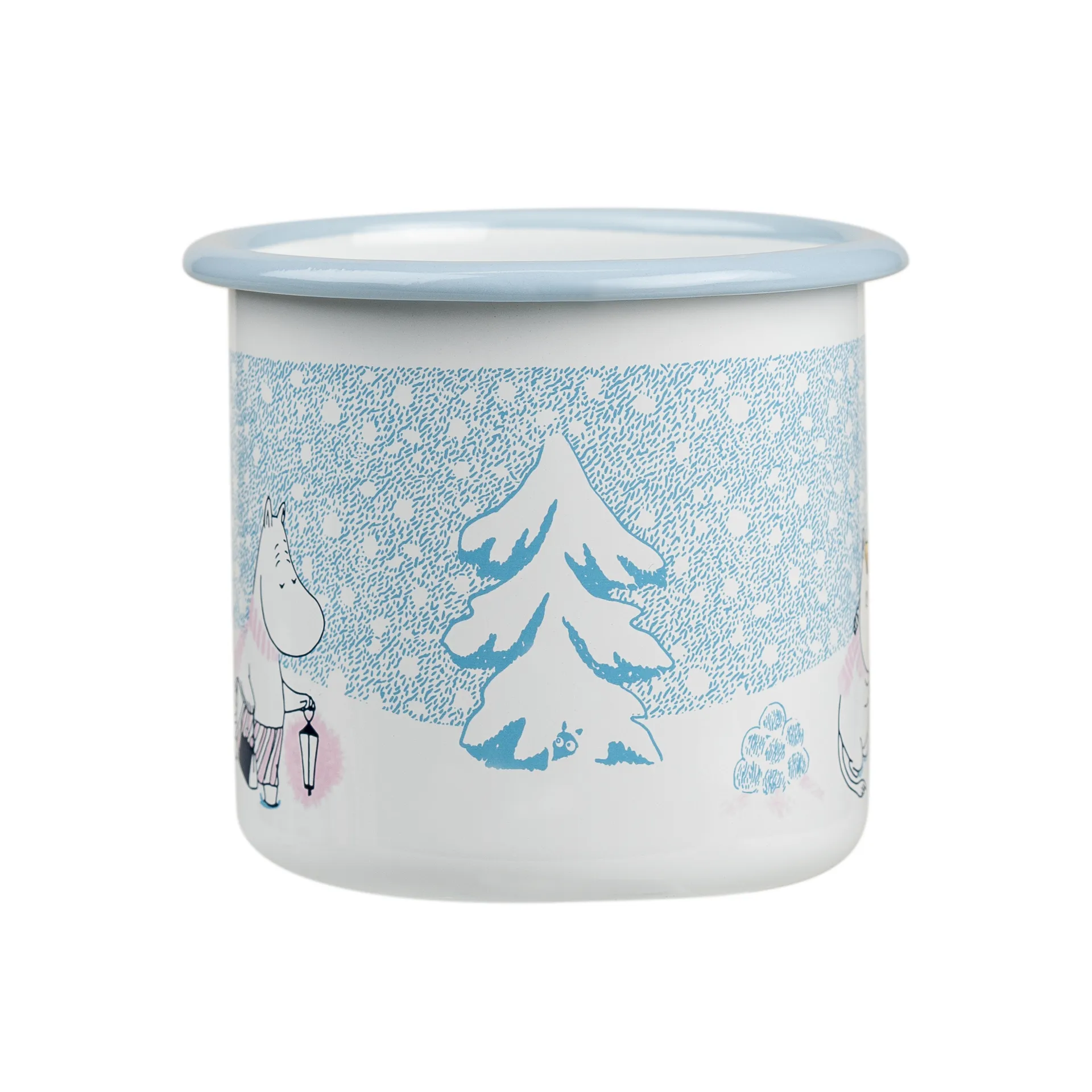 Tazza in smalto Moomin 37 cl, Let it snow Muurla