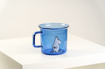 Tazza in vetro Moomin 35 cl - Blu - Muurla