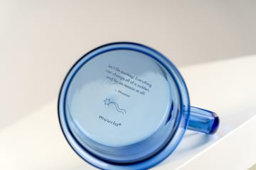 Tazza in vetro Moomin 35 cl - Blu - Muurla