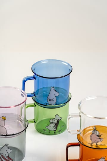 Tazza in vetro Moomin 35 cl - Blu - Muurla