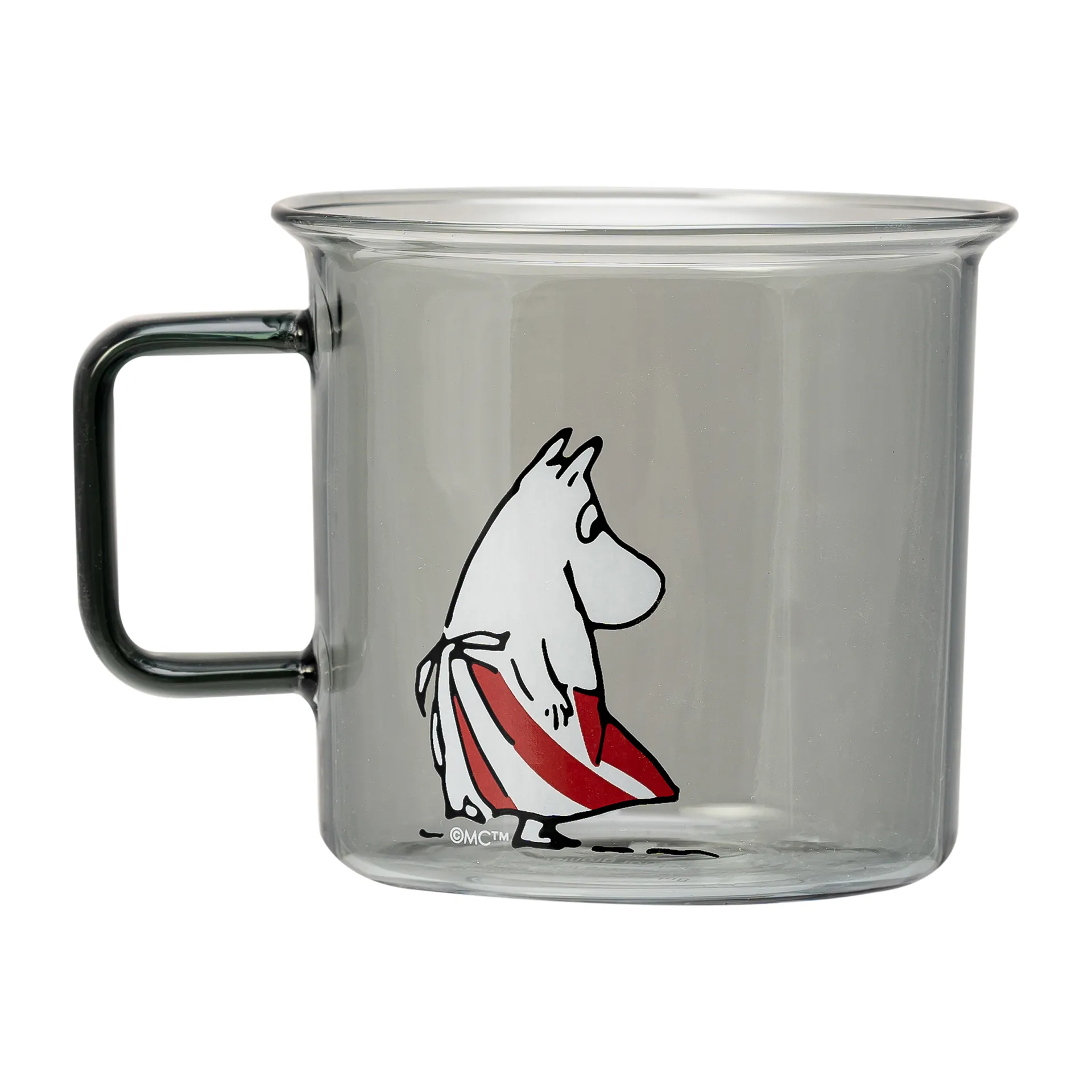 Tazza in vetro Moominmamma 35 cl, grigio Muurla