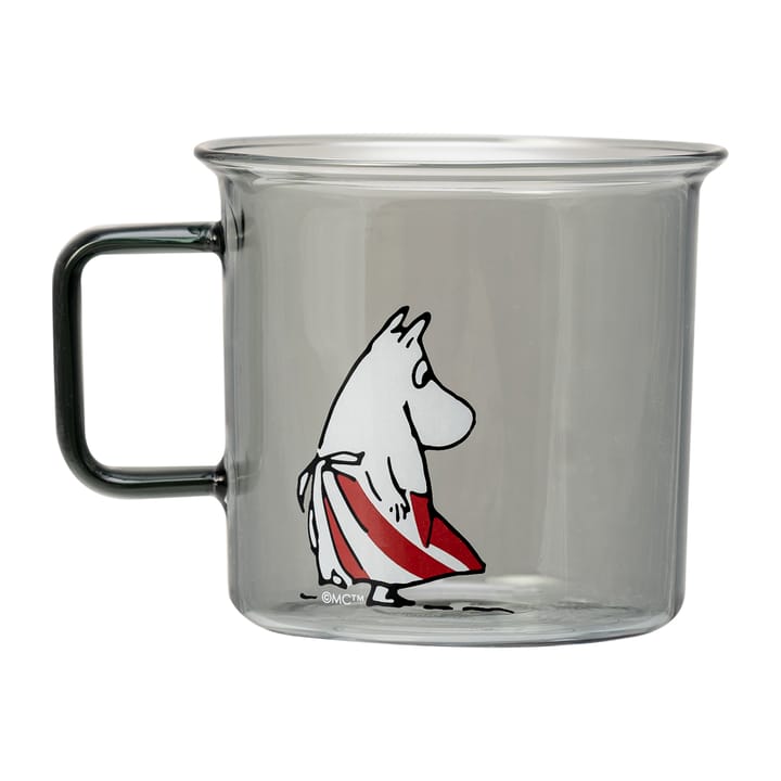 Tazza in vetro Moominmamma 35 cl - grigio - Muurla