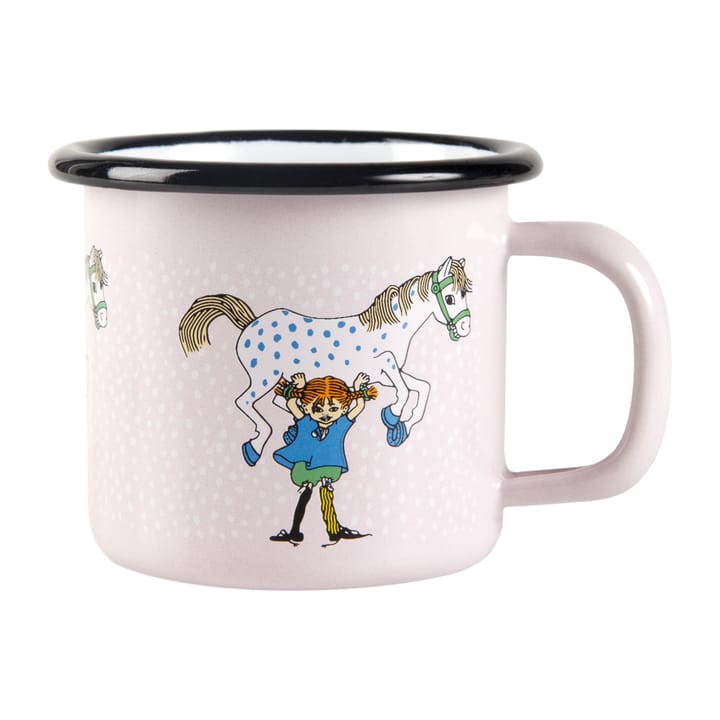 Tazza Pippi E Lilla gubben smaltata 1.5 dl - Light pink - Muurla